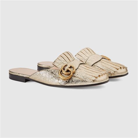 gucci marmont slipper|gucci marmont shoes for women.